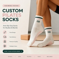 Nouvelles Chaussettes de Yoga Printemps pour Jeunes, Respirantes, Antidérapantes, avec Grip Sportif, pour Femmes, Pilates, Usage Intérieur et Domestique