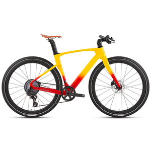 Bici Ibrida da Strada 700C*40C con Pneumatici Gravel V3, Forcella in Carbonio, <span class=keywords><strong>Manubrio</strong></span> Dritto, 24 Velocità, Freno a Disco Idraulico - Product Image 4