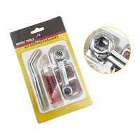 Kit de Reparación de Neumáticos de Bicicleta, Juego de Parches para Cámara de Aire, Llave de Goma, Herramienta Manual Portátil para Mantenimiento de Emergencia en Ciclismo