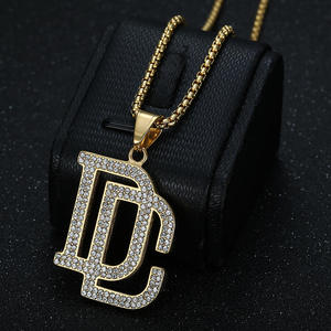Collier pendentif Hip Hop <span class=keywords><strong>Miami</strong></span> Bar 2026 pour homme, en acier inoxydable, résistant à l'eau et inaltérable, bijoux de mode - Product Image 3