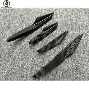 Nuevos Alerones Delanteros de Fibra de Carbono con Acabado Seco Estilo PT para Huracan EVO, Accesorios para Kits de Carrocería - Product Image 5
