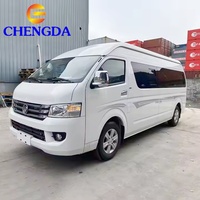 Mini-bus Foton View CS2 G9 à toit surélevé pour 15/16/19 passagers, conduite à gauche/droite, véhicule utilitaire léger, minibus urbain à prix réduit