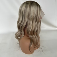 Listo para Enviar: Peluca de Silicona Médica T-ashyblonde de Alta Calidad, la Más Vendida en Salones de Belleza, con Base de Seda y Cuero Cabelludo Realista, Cómoda