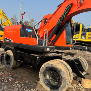 มือสอง Doosan รถขุด DH150W-7 Doosan 140 150 130รถขุดล้อ Dh150w มือสอง Doosan - Product Image 1