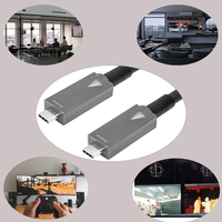 AOC 10Gbps 5m 10m 15M PD 60W Carga rápida 4K @ 60Hz Video 3,2 Gen2 USB Tipo C a Tipo C Cable óptico activo para enlace de cámara