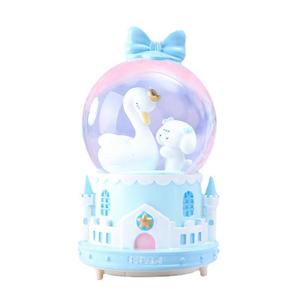 <span class=keywords><strong>Carillon</strong></span> con Sfera di Cristallo a Forma di Cigno e Lanterna con Fiocchi di Neve, Regalo di Compleanno per Bambine - Product Image 5