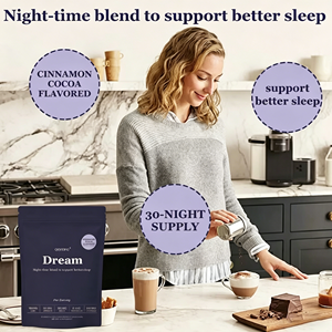 OEM 180g Dream Sleep Support Powder - Canela y Cacao |   Melatonina, Reishi, Magnesio |   30 Porciones Veganas Keto - Product Image 3