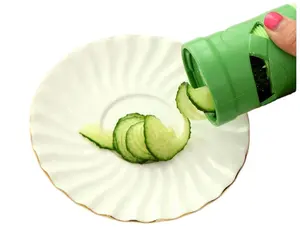 Hot Sale Multifunction Fruit Vegetable Slash Veggie Spiral Slicer Peeler Cutter Nicer Nagamaki Kitchen Tools
