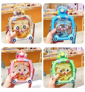 Vasos de Plástico con Diseño de Oso, Vasos Mágicos de Gran Capacidad con Forma de Olla, Lindos Vasos de Dibujos Animados <span class=keywords><strong>para</strong></span> Niños y Adultos - Product Image 4