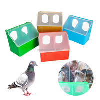 YZB LMB07 boîtes d'alimentation en gros 2 trous pour mangeoire à graines d'eau pour oiseaux sauvages