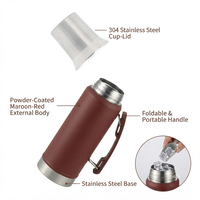 Thermos de 1300 ml pour Yerba Mate, à utiliser avec une tasse ou une gourde à mate, thermos à double paroi isolé sous vide, camping