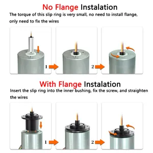 Small Capsule Slip Ring 8 Ways 1A Signal Transfer Factory Outlets Low Price Sliprings Rotating Connector Miniature Slip Ring