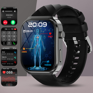 นาฬิกาอัจฉริยะ LIGE BWU13 วัดอุณหภูมิร่างกาย สำหรับผู้ชายและผู้หญิง วัดอัตราการเต้นของหัวใจ ความดันโลหิต ออกซิเจนในเลือด คุณภาพการนอนหลับ รองรับ Android และ IOS - Product Image 1