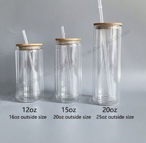 Verre à bière double paroi en forme de canette de 12 oz avec paillettes et effet boule à neige, idéal pour la sublimation et le vinyle – Expédition depuis l'entrepôt américain - Product Image 3