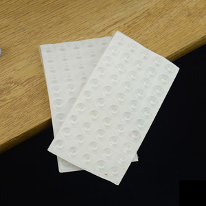 Coussinets anti-collision en silicone transparents, adhésifs, pour meubles, porte de placard, réduction du bruit, amortissement, auto-adhésifs - Product Image 1