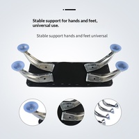 Nouveau repose-main de manucure de style européen en cuir PU, facile à nettoyer, coussin de soutien pour les ongles, support détachable, oreiller de repose-bras pour salon de manucure