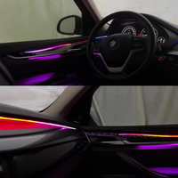 Kit d'éclairage dynamique d'ambiance pour voiture 12V 3-5W pour X166 ML/GL/GLE/GLS, éclairage intérieur automatique LED Symphony noir piano