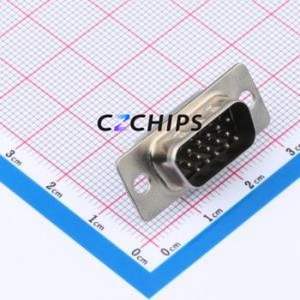 DS1035-15MBNSiSS D-Sub/VGA Connector Through hole Component (THT) Connector High Density D-Sub Male 15P Solder Wire Type - Product Image 1