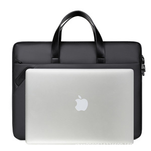Sac à ordinateur portable en polyester léger Oxford haute densité, grande capacité, antichoc, pour les déplacements professionnels, sac bandoulière - Product Image 6