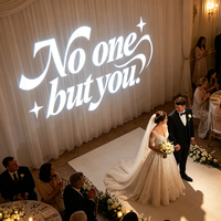 Projecteur de logo personnalisé, lampe à logo Gobo, lumière publicitaire LED imperméable pour l'extérieur, pour hôtel, mariage, réception, décoration, enseignes nominatives