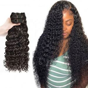 Cabello Humano Brasileño Natural Negro de Doble Trama, Cabello Virgen Remy de Onda de Agua 10A de Buena Calidad Amygirl - Product Image 3