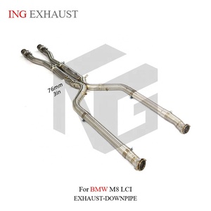 Tubo de Escape Delantero de Acero Inoxidable de Alta Calidad ING para BMW <span class=keywords><strong>M8</strong></span> LCI, Piezas de Alto Flujo para Automóviles de Alto Rendimiento - Product Image 2