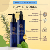 Tónico para el Cuidado del Cuero Cabelludo con Tecnología Bio-Pulse, Esencia Capilar con Exosomas, Fortalece la Raíz del Cabello, Previene la Caída del Cabello, Sin Silicona