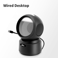 Scanner de présentation sphérique JR T30e avec éclairage diffuse, faible consommation d'énergie, filaire, mains libres, 2D, pour point de vente au détail