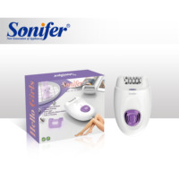 Sonifer SF-9595 Épilateur portable mini beauté Satinelle essentiel compact pour femmes Épilateur électrique
