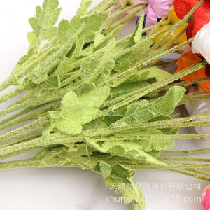 YOPIN-7679 nouveau 4 têtes artificielles flocage coquelicot fleurs vraie touche printemps couleurs blanc rouge soie maïs coquelicot décoration de mariage - Product Image 5