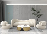 Ensemble de canapés modulables convertibles modernes Design extensible pour petit salon pour appartement, hôtel ou villa Meubles de maison
