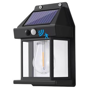 Energy Saving IP65 Waterproof <b>Motion</b> <b>Sensor</b> Solar Outdoor Wall-Mounted <b>LED</b> Garden <b>Light</b> with 6000K Daylight and Dimmable Feature - Product Image 1