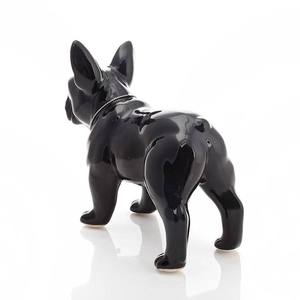 Soggiorno interno decorato con scultura in resina Bulldog - Product Image 5