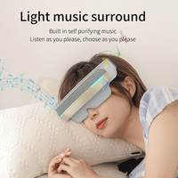 Kopf-Augen-Massagegerät 2-in-1 mit Luftdruck, Vibration, Wärme, 180 Grad faltbar, eingebaute Musik, Kunststoffgehäuse