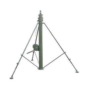 Antenne satellite manuelle de surveillance pour voiture, 2 m, mât télescopique en alliage d'aluminium, résistance au vent 25 m/s - Product Image 6