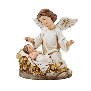 Candelabro <span class=keywords><strong>de</strong></span> Adviento con Ángel <span class=keywords><strong>de</strong></span> <span class=keywords><strong>la</strong></span> Natividad, Decoración para Bautizo, Centro <span class=keywords><strong>de</strong></span> Mesa Religioso, Regalo <span class=keywords><strong>de</strong></span> Navidad - Product Image 3