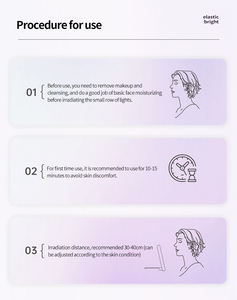 Appareil SPA LED anti-acné corps entier à petites rangées de lumières, soin intensif, réduit les ridules et les pores, renforce et revitalise la peau - Product Image 6