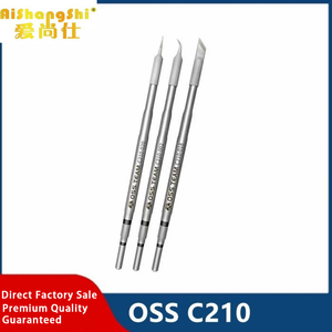 Pointe de soudage <span class=keywords><strong>OSS</strong></span> 210 universelle pour station de soudage JBC T26, élément chauffant C210, versions à pointe droite et à pointe angulaire - Product Image 2