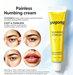 Crème anesthésiante apaisante Yugong. Micro-lames PMU à action rapide, effet désensibilisant cutané. Soins doux et durables. 10 ml - Product Image 1