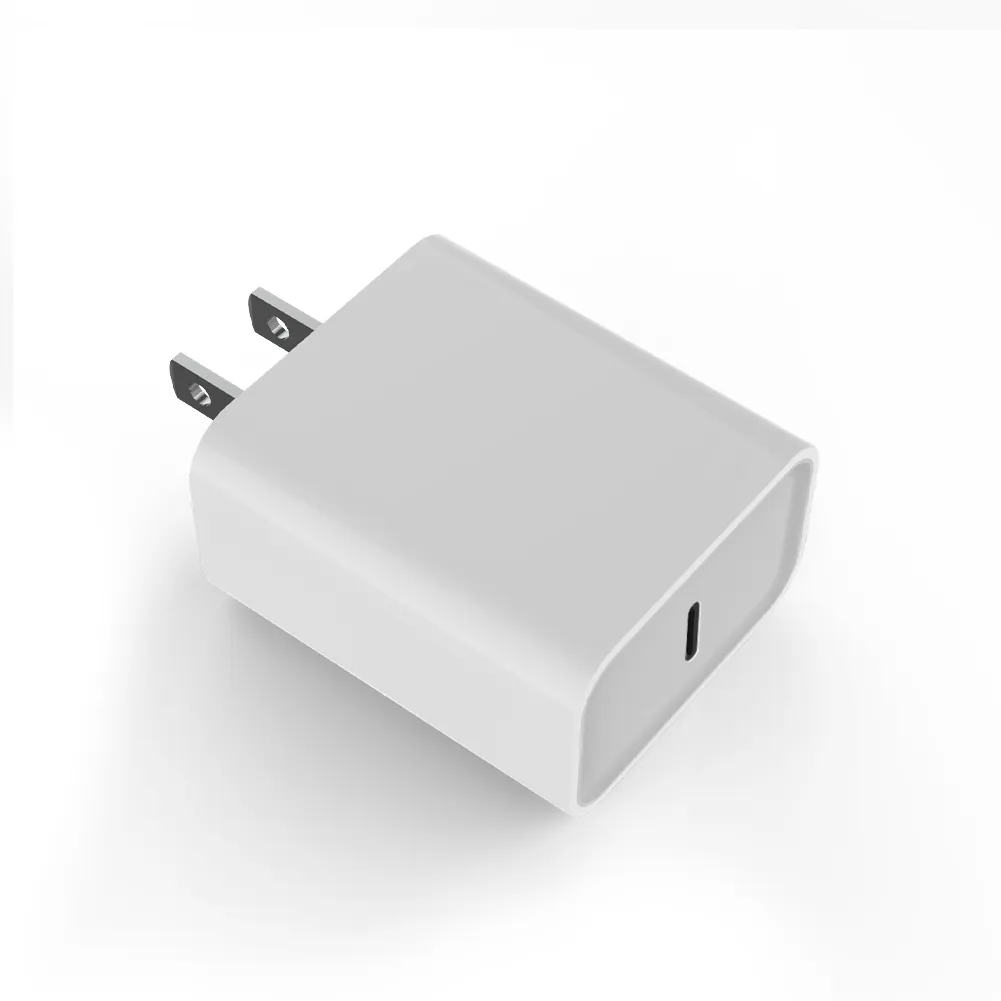 Wholesale mobile phone charger dual power adapter fast USB charger Type C 18W PD 20W charger for Iphone 11 12