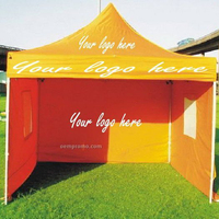 Tente d'exposition extérieure en aluminium 10x10 pieds, tente publicitaire pour salon professionnel, logo personnalisé, tente pop-up imprimée sur mesure