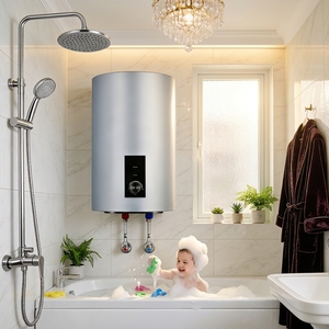 <span class=keywords><strong>Chauffe</strong></span>-<span class=keywords><strong>eau</strong></span> électrique mural intelligent Anto 2kW 80L, usage commercial et domestique, classe d'efficacité énergétique B pour la cuisine - Product Image 1