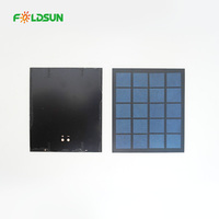 Foldsun - Vente en gros à prix réduit - Panneaux solaires miniatures PET PERC 5V 2W 3W 5W - Efficacité de 22,4% - Dimensions personnalisées non standard - Cadeau