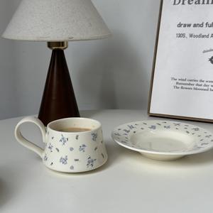 Handcrafted Ceramic Cups and <b>Plates</b> High-quality Appearance Coffee Cups and <b>Plates</b>, Afternoon <b>Tea</b> Cup - Product Image 2