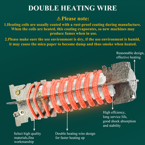 Súng sưởi SG-1001 2000W/1800W súng hơi nóng điện có điều khiển nhiệt độ điều chỉnh vô hạn tùy chỉnh - Product Image 4