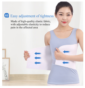 Faja Médica Postoperatoria de Compresión para el Tórax, Correa de Fijación de Costillas de Algodón, Soporte de Compresión para Fisioterapia, Equipo de Rehabilitación para el <span class=keywords><strong>Dolor</strong></span> - Product Image 3