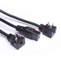 Pour prise Nema5-15 certifiée UL 13A/15A/250V avec caoutchouc certifié Iec C13 16A pour ordinateur électronique grand public UPS PDU