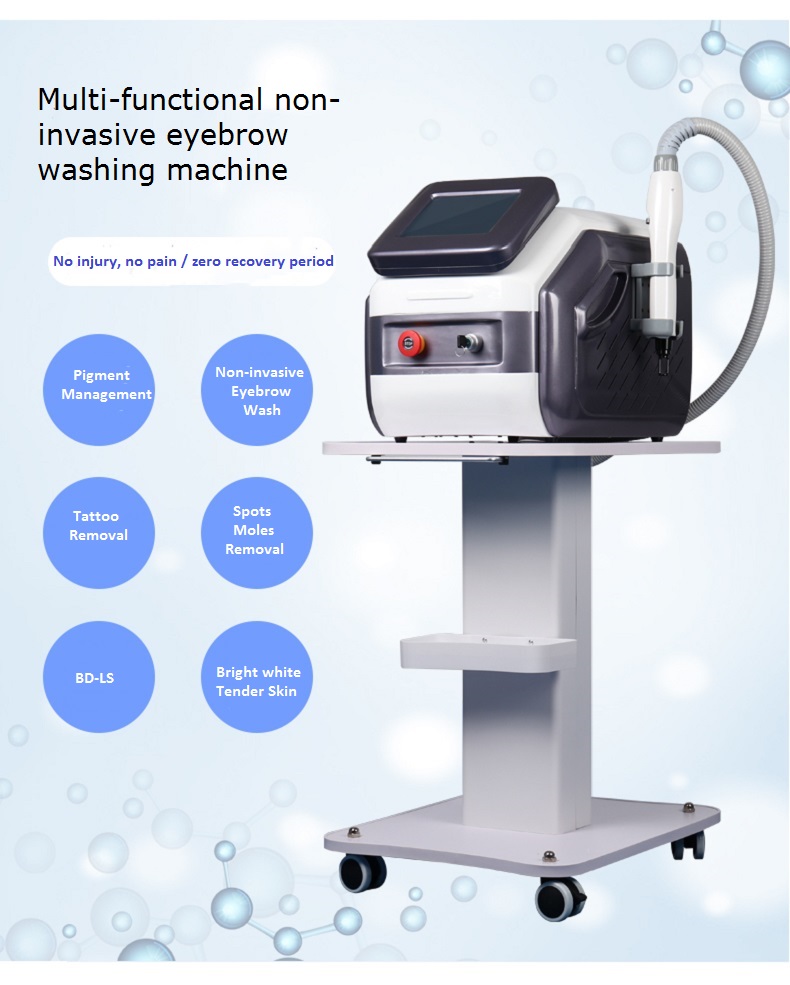 Portable Picosecond Laser Laser Tattoo Removal Gun Fast, Bright, White