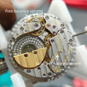 Reloj Mecánico de Lujo <span class=keywords><strong>Franken</strong></span> PP Personalizado con Calendario Dorado Reloj de Negocios Nautilus 5712 de 240 Piezas con Función de Fase Lunar, Caja CNC de 8.52 mm - Product Image 2