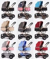 Poussette et trotteur multifonctionnels 3 en 1 pliables à 4 roues en acier inoxydable certifiés EN pour bébés de 0 à 3 ans